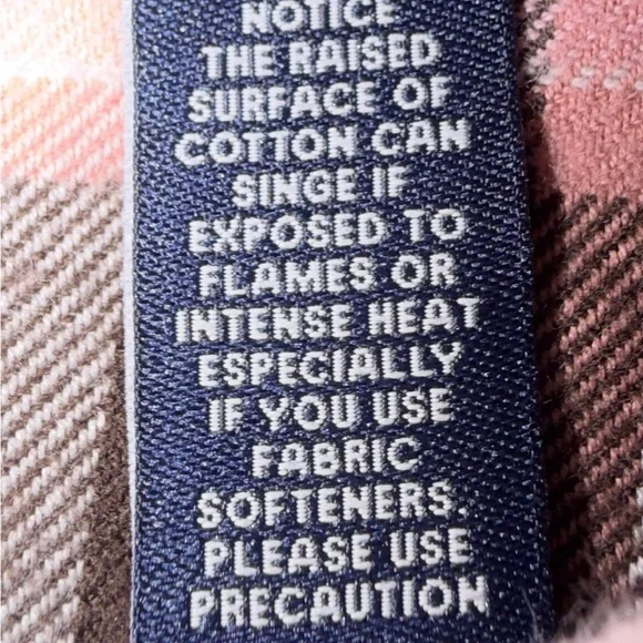 Lands' End Women's Brown and Pink Flannel Tunic Long Sleeve Plaid Top Size L - Picture 3 of 6